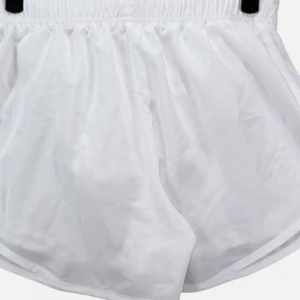 Nike Tempo Womens Small White Dri-Fit Running Shorts Brief Lined NWT